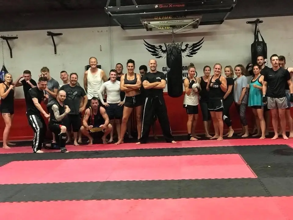 Coaches and members of The Bar Gym fight school in Worthing